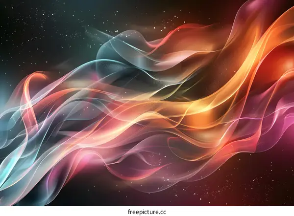 Wavy abstract background