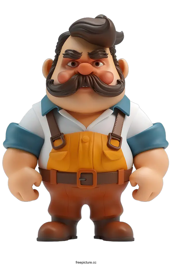 [Transparent Background PNG]Funny cartoon character