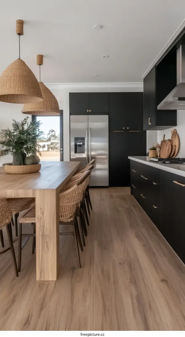 Modern Farmhouse Kitchen Dining Area Design