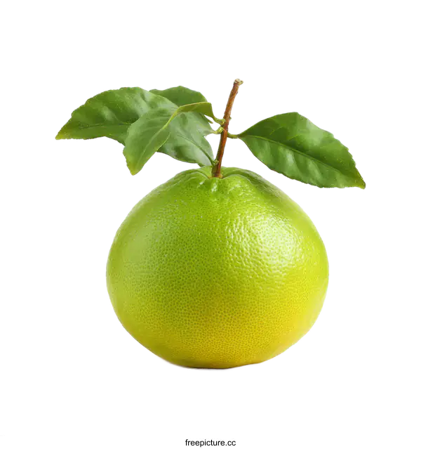 [Transparent Background PNG]Fresh Grapefruit with Leaves