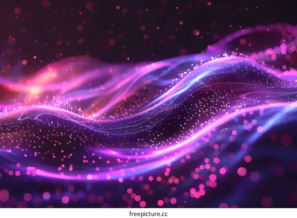 Abstract Digital Wave Background
