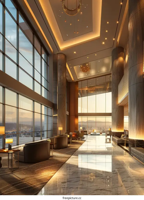 Modern Hotel Lobby Interior Design