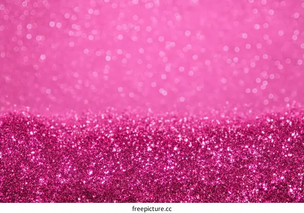 Pink Glitter Background with Bokeh Effect