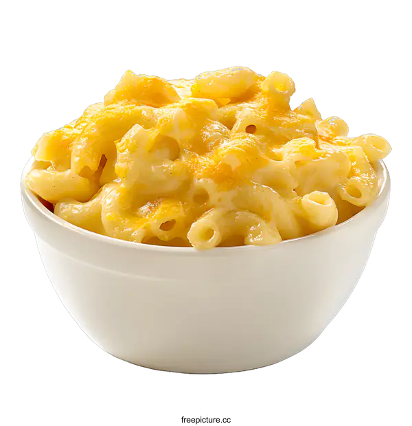 [Transparent Background PNG]Bowl of macaroni and cheese