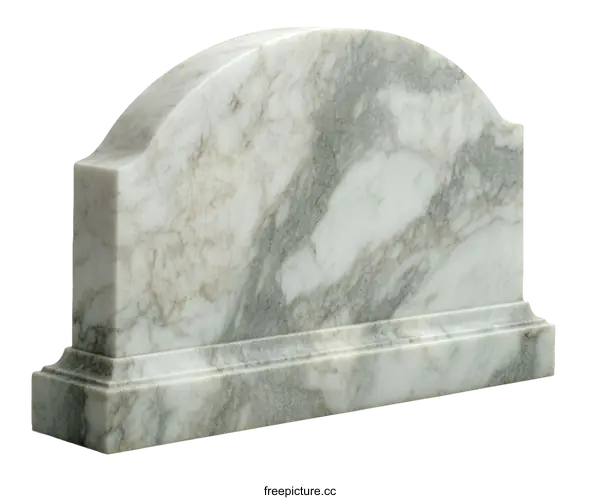 [Transparent Background PNG]Elegant Marble Monumental Plaque Design