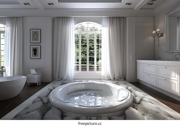 Modern and simple style bathroom