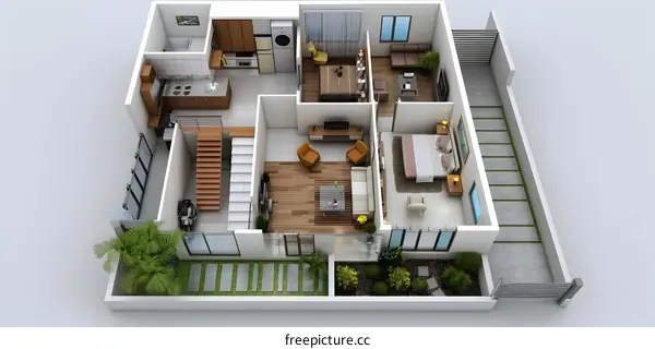 The interior design effect picture