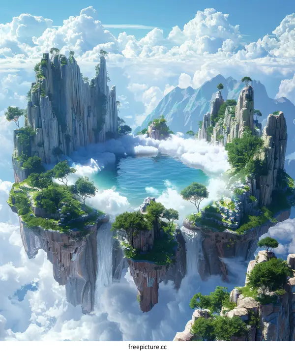 Fantasy Floating Island