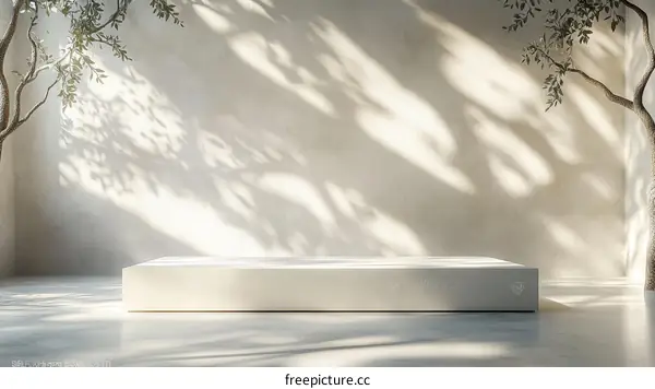 Minimalist Product Display with Natural Light