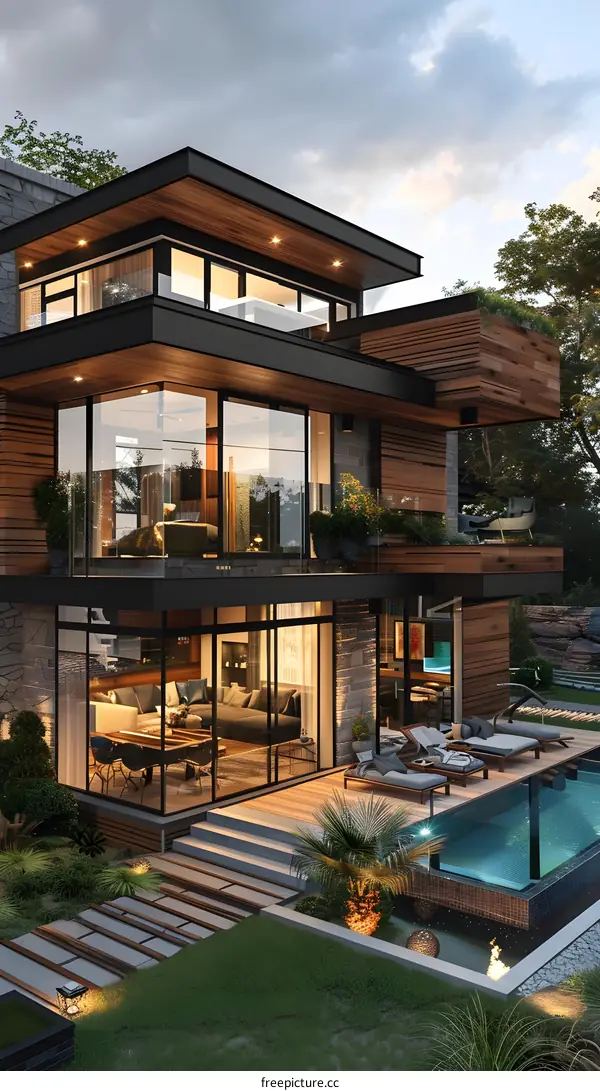 A Modern Home That Coexists with Nature