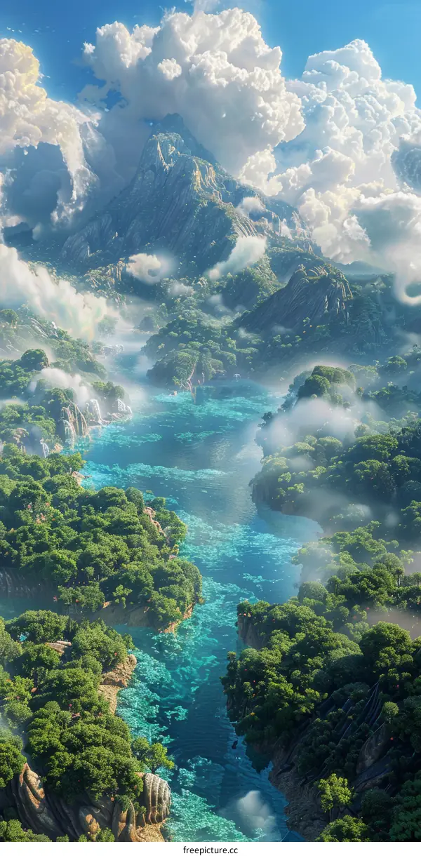 Rivers and Mountains on Earth