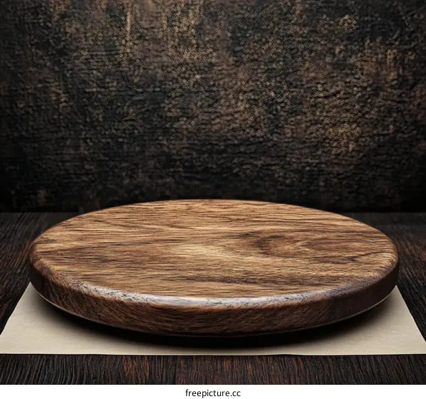 Wooden Round Surface Display Table
