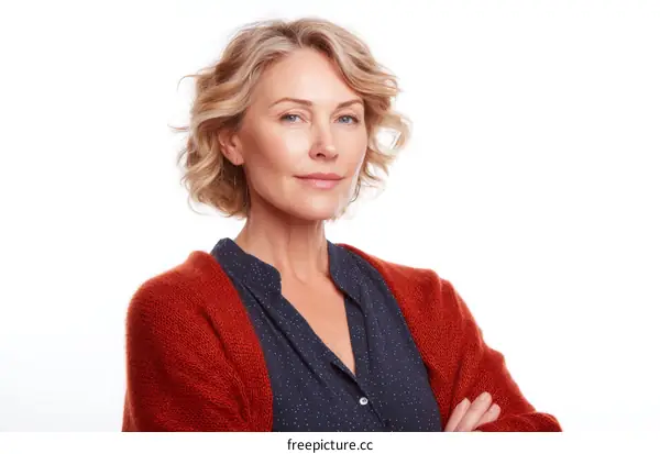 Confident Caucasian Woman Portrait