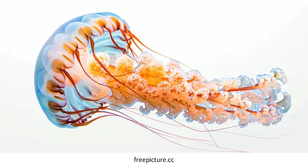 Stunning Colorful Jellyfish: Underwater Beauty