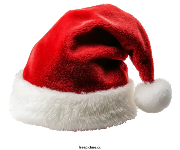 [Transparent Background PNG]Classic Red Christmas Santa Hat