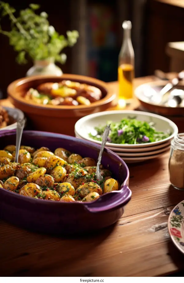 Savory potato side dish