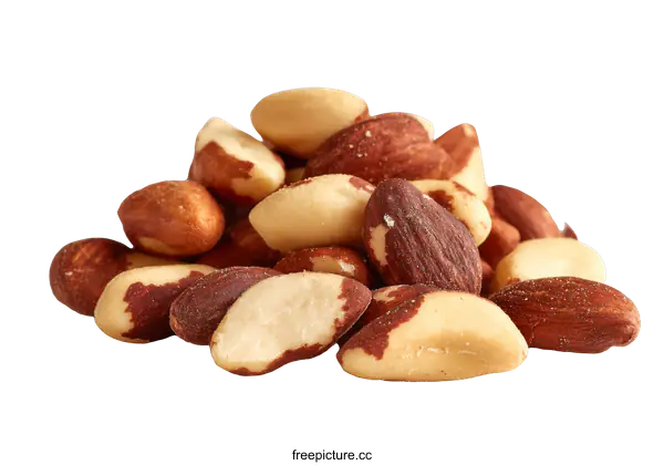 [Transparent Background PNG]Close-up Pile of Brazil Nuts