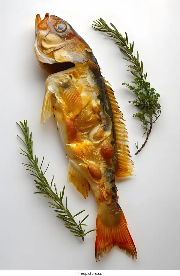Grilled Fish with Rosemary