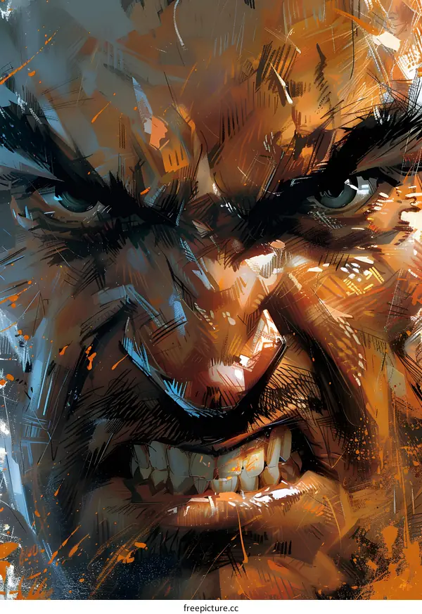 Wolverine angry face