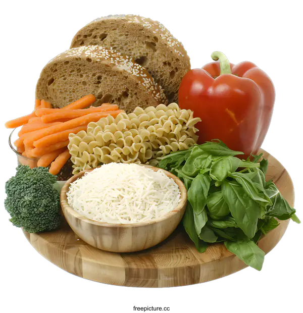 [Transparent Background PNG]Fresh Ingredients for a Delicious Meal