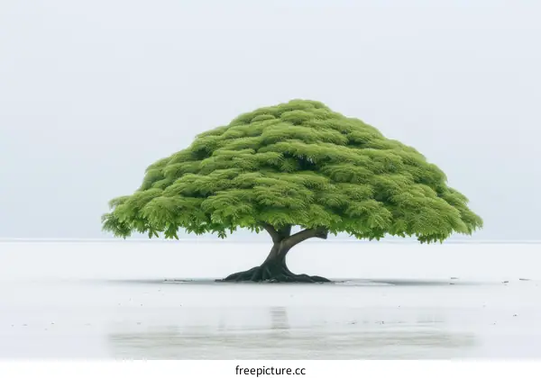 Lonely Tree in the Middle of the Desert