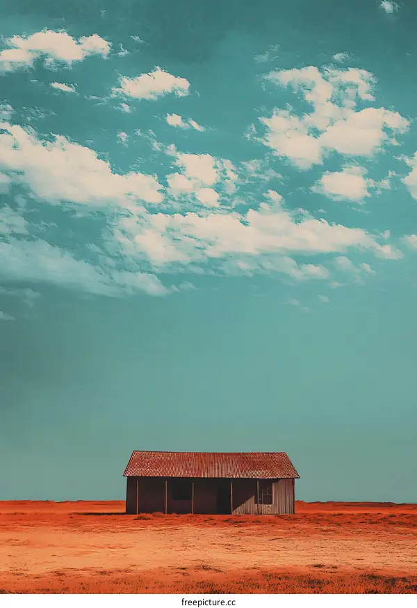 Lonely House Under The Blue Sky