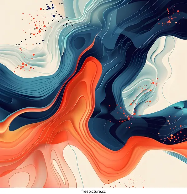 Futuristic style background with vector illustrations