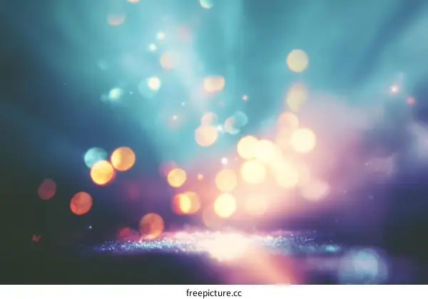 Abstract Colorful Bokeh Background Design