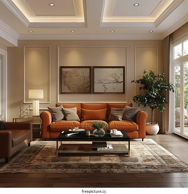 European style living room