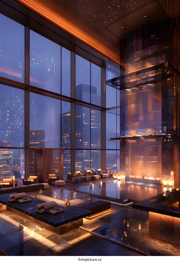 Lobby Lounge at Four Seasons Hotel New York Downtown