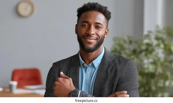 African American Business Professional Portrait
