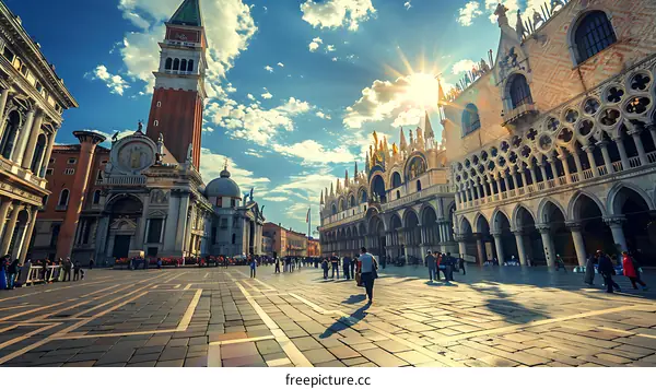 St Marks Square Venice Italy Europe