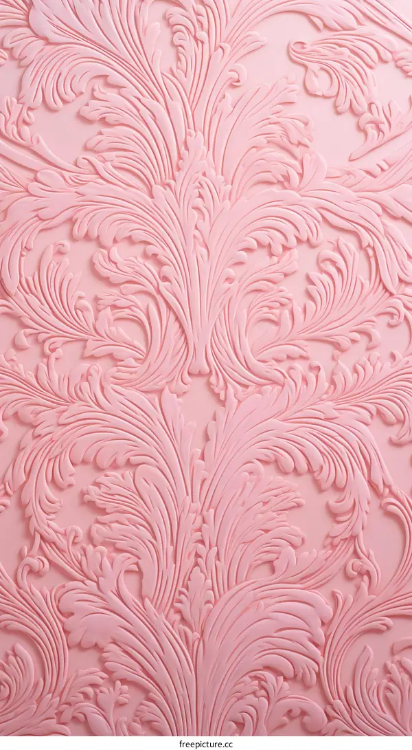 Pink floral textured background