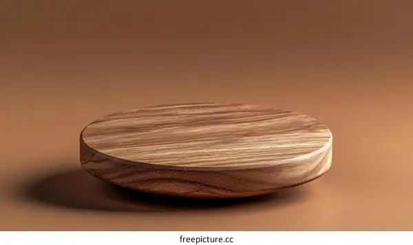 Wooden Round Display Platform