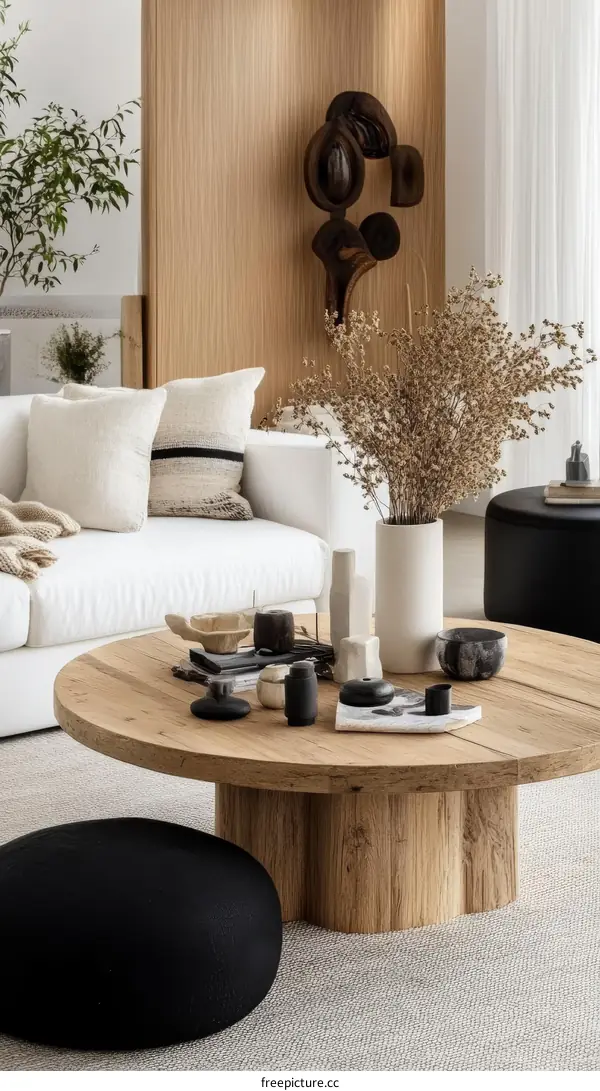 Modern Minimalist Living Room Coffee Table Design