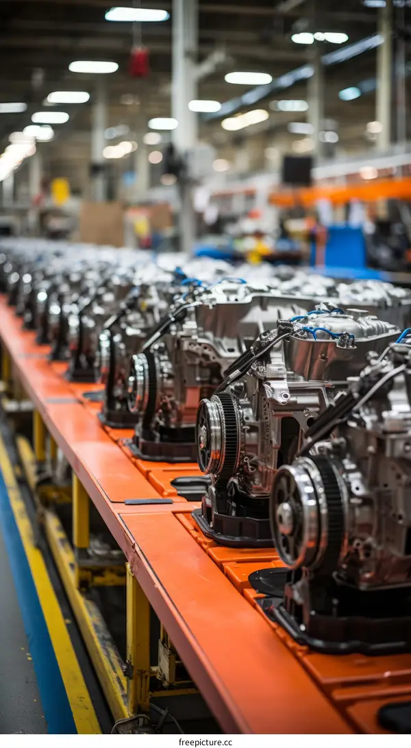Automobile Engine Assembly Line
