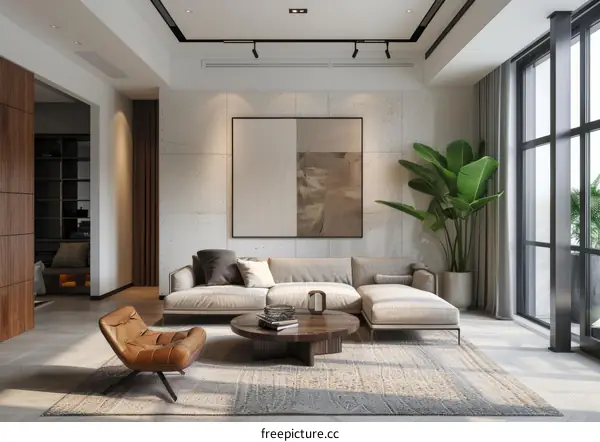 Modern Minimalist Living Room Interior Design