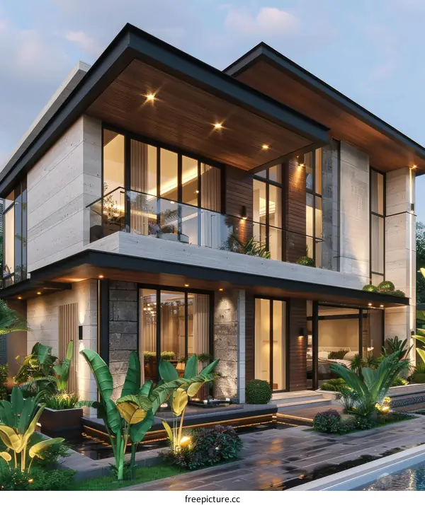 Modern Elegant House Exterior Design