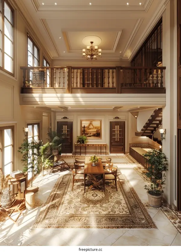 Luxury villa interior design