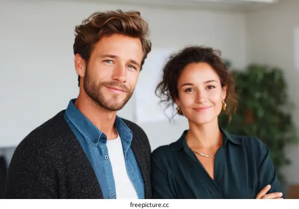 Professional Business Couple Portrait