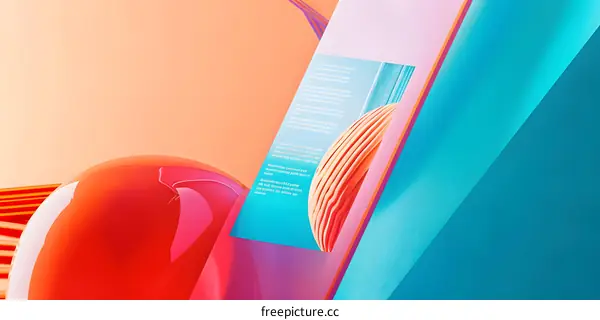 Abstract Colorful Geometric Shapes Background