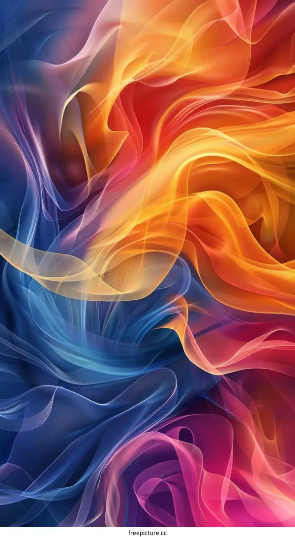 Mesmerizing Abstract Silk