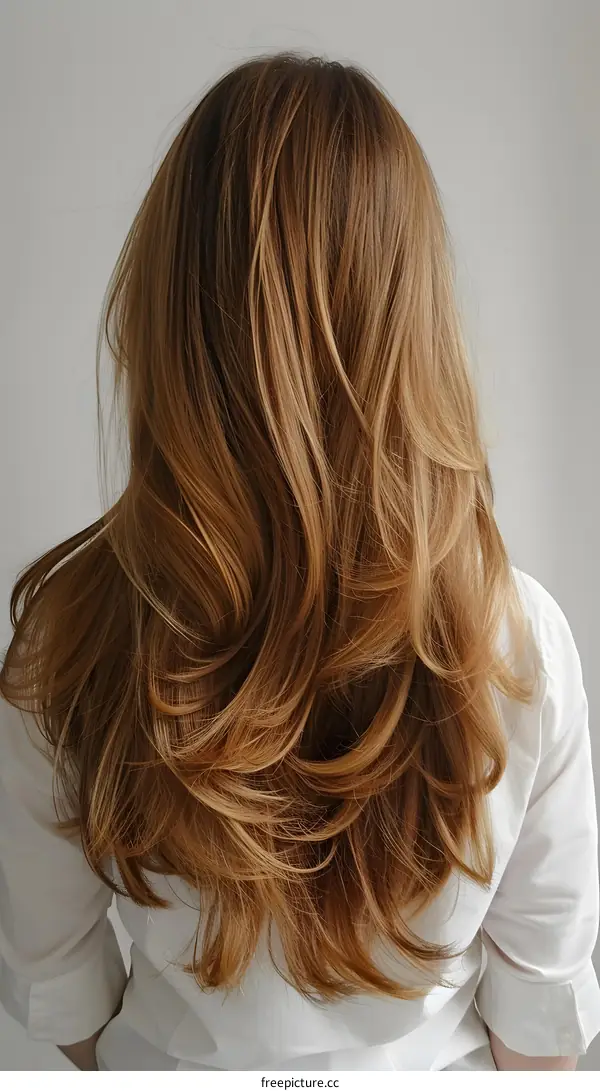 portrait of a woman with long red hair