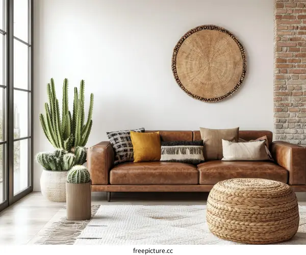 Bohemian Living Room Interior Design