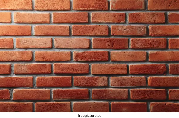 Classic Brick Wall Texture Close-up
