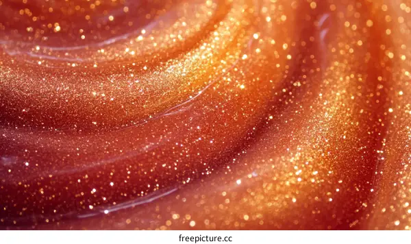 Abstract Orange Glitter Texture Background