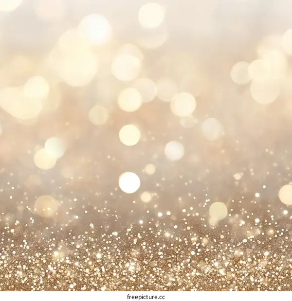 Golden Glitter Background Design