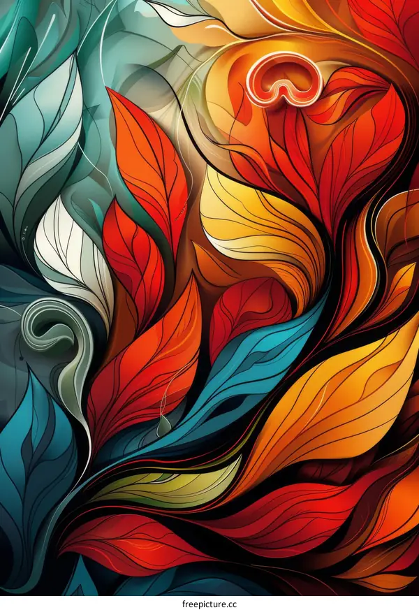 Autumn Foliage Burst