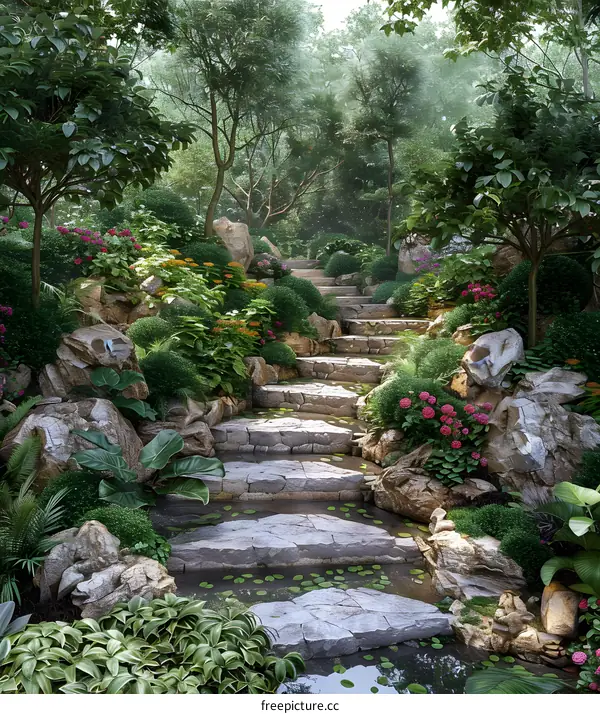 Landscape design renderings