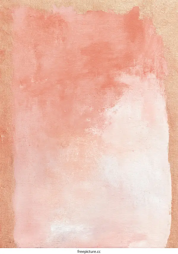 Abstract Painting in Soft Peach Tones